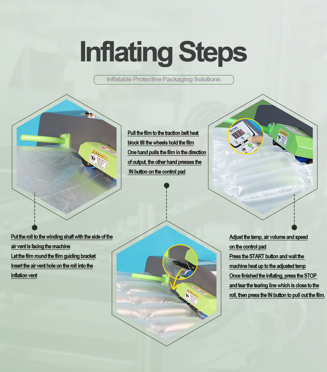 Two Rows/ Four Rows Air Bubble Film04 Two Rows/ Four Rows Air Bubble Film04