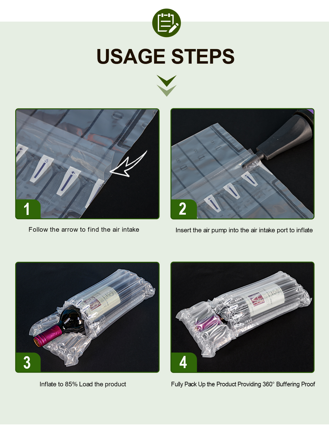 Red Wine Air Column Bag 02 Red Wine Air Column Bag 02